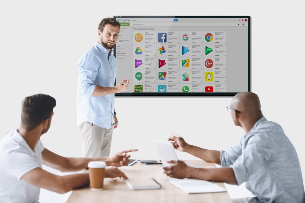 Pantalla interactiva android